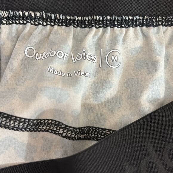 Outdoor Voices Leopard Print Relay 3" Short - Size Medium - Picture 7 of 8